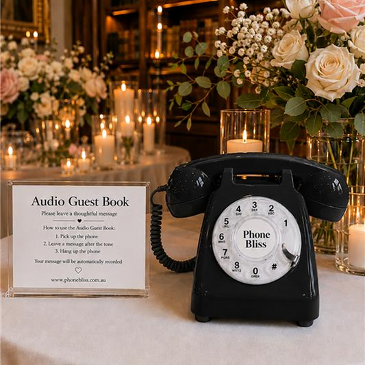 Where to Put Your Audio Guest Book at Your Wedding