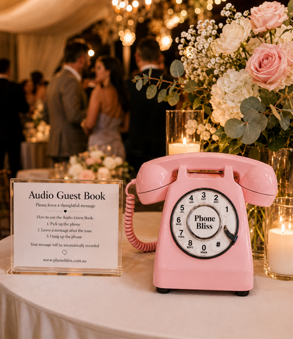 Audio Guest Book Hire